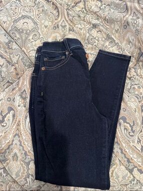 EXPRESS Women's Dark Blue Slim Fit Jeans